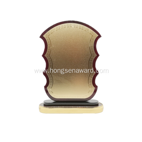 Custom Souvenir Wooden award plaque frame trophy